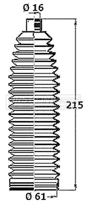 Front Left Or Right Steering Rack Boot Fits Iveco Daily