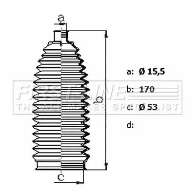 Front Left Or Right Steering Rack Boot Fits Fiat Jeep 500x Renegade