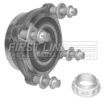 FIRST LINE FIRST LINE FBK1049 Rear Wheel Bearing Kit Fits Bmw X5 X6 