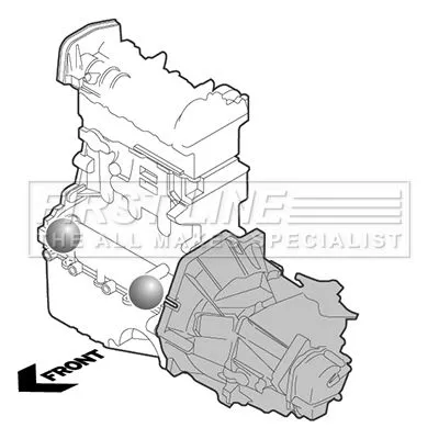 FIRST LINE FIRST LINE FEM3296 1x Both Sides Front Engine Mount Fits Mercedes A-class Vaneo 