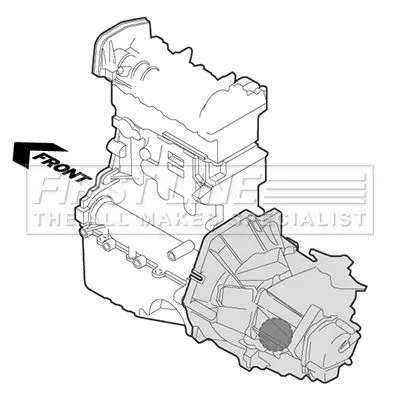 FIRST LINE FIRST LINE FEM4356 Rear Transmission Sided Engine Mount Fits Audi A6 