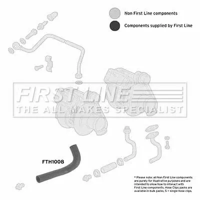 FIRST LINE FIRST LINE FTH1008 Turbo Air Hose Fits Fiat Ducato 