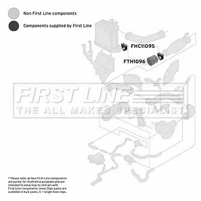 FIRST LINE FIRST LINE FTH1096 Turbo Air Hose Fits Audi Seat Skoda Vw A3 Bora Caddy Cordoba Golf Golf Van Ibiza 