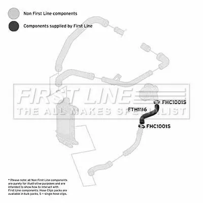 FIRST LINE FIRST LINE FTH1116 Turbo Air Hose Fits Audi Vw A2 Lupo Polo 
