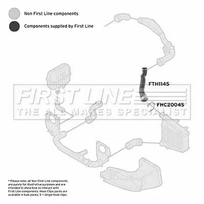 FIRST LINE FIRST LINE FTH1145 Turbo Air Hose Fits Audi A4 