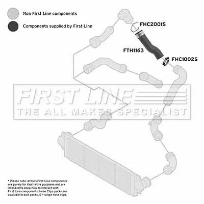 FIRST LINE FIRST LINE FTH1163 Turbo Air Hose Fits Vw Multivan Transporter 