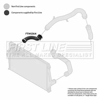 FIRST LINE FIRST LINE FTH1264 Turbo Air Hose Fits Volvo Xc90 