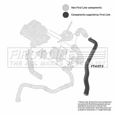 FIRST LINE FIRST LINE FTH1273 Turbo Air Hose Fits Dacia Logan 