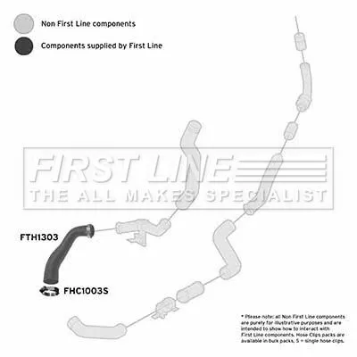 FIRST LINE FIRST LINE FTH1303 Turbo Air Hose Fits Ford Mondeo 