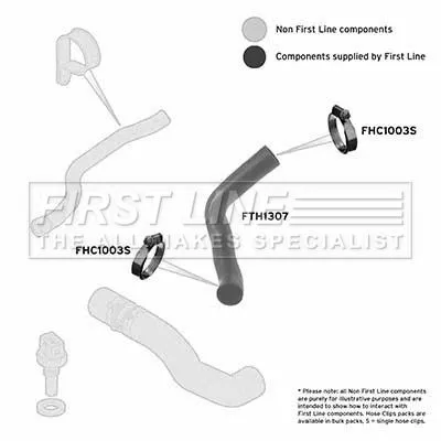 FIRST LINE FIRST LINE FTH1307 Turbo Air Hose Fits Land Rover Freelander 