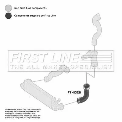 FIRST LINE FIRST LINE FTH1328 Turbo Air Hose Fits Mercedes C-class 