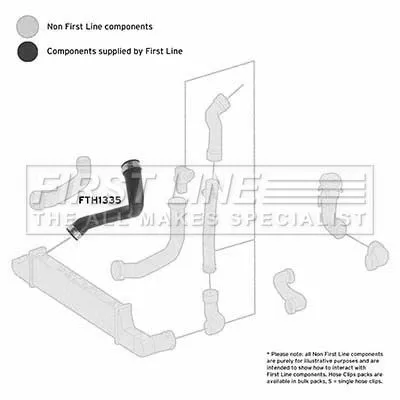 FIRST LINE FIRST LINE FTH1335 Turbo Air Hose Fits Mercedes E-class 
