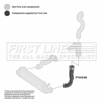FIRST LINE FIRST LINE FTH1340 Turbo Air Hose Fits Mercedes C-class 