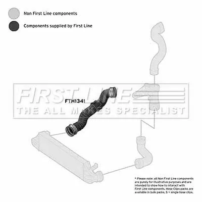 FIRST LINE FIRST LINE FTH1341 Turbo Air Hose Fits Mercedes C-class 