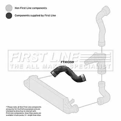 FIRST LINE FIRST LINE FTH1359 Turbo Air Hose Fits Mercedes C-class 