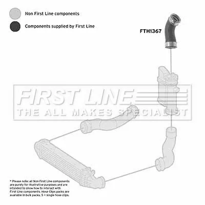 FIRST LINE FIRST LINE FTH1367 Turbo Air Hose Fits Mercedes E-class 