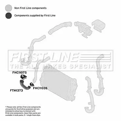 FIRST LINE FIRST LINE FTH1373 Turbo Air Hose Fits Opel Vauxhall Signum Vectra 