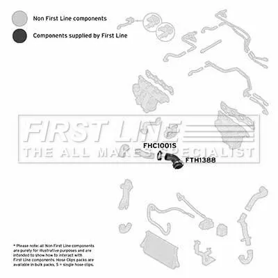 FIRST LINE FIRST LINE FTH1388 Turbo Air Hose Fits Opel Vauxhall Movano Signum Vectra 