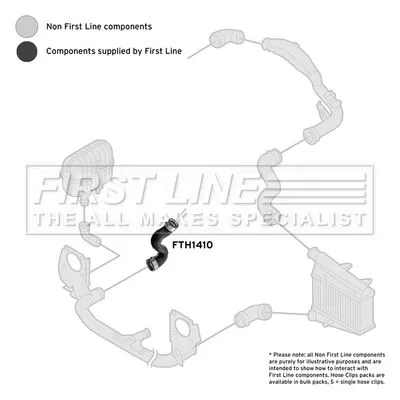 FIRST LINE FIRST LINE FTH1410 Turbo Air Hose Fits Skoda Vw Passat Superb 