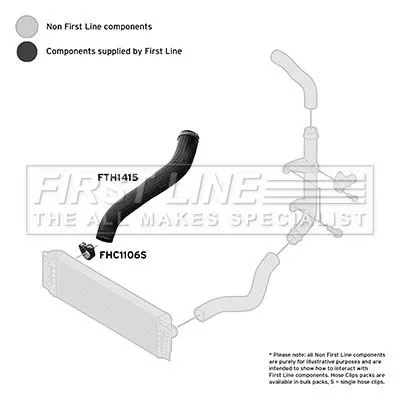 FIRST LINE FIRST LINE FTH1415 Turbo Air Hose Fits Vw Crafter 30-50 