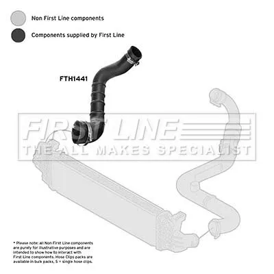 FIRST LINE FIRST LINE FTH1441 Turbo Air Hose Fits Ford Focus 