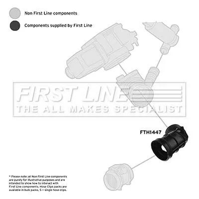 FIRST LINE FIRST LINE FTH1447 Intake Hose Air Filter Fits Bmw 5 7 