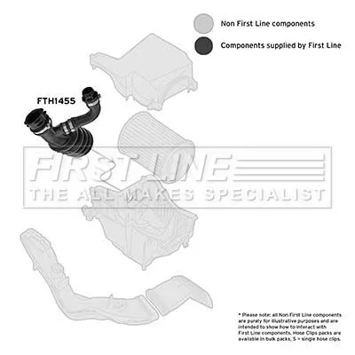 FIRST LINE FIRST LINE FTH1455 Intake Hose Air Filter Fits Ford Volvo Focus S40 