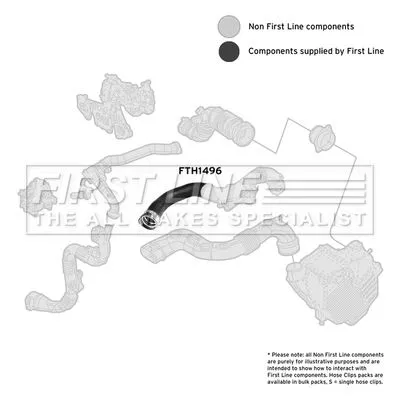FIRST LINE FIRST LINE FTH1496 Turbo Air Hose Fits Dacia Renault Clio Logan Logan Mcv Sandero 