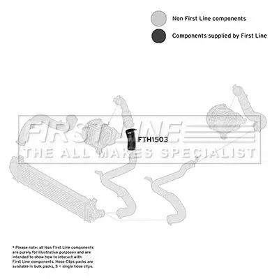 FIRST LINE FIRST LINE FTH1503 Turbo Air Hose Fits Ford C-max Focus Galaxy Grand C-max Kuga Mondeo S-max 