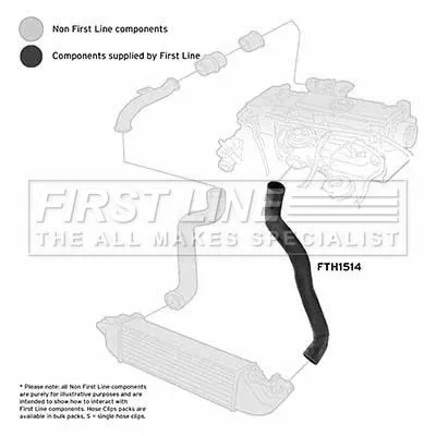 FIRST LINE FIRST LINE FTH1514 Turbo Air Hose Fits Saab 9-3 