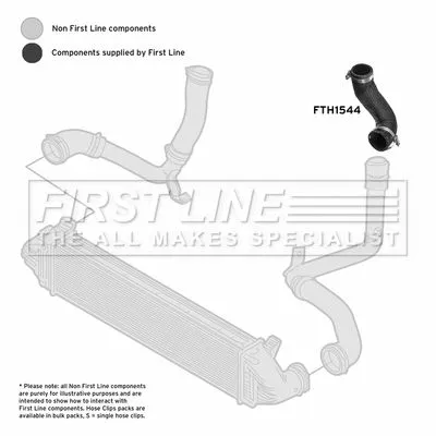 FIRST LINE FIRST LINE FTH1544 Turbo Air Hose Fits Ford Focus 
