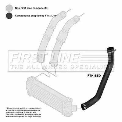 FIRST LINE FIRST LINE FTH1550 Turbo Air Hose Fits Ford Transit 