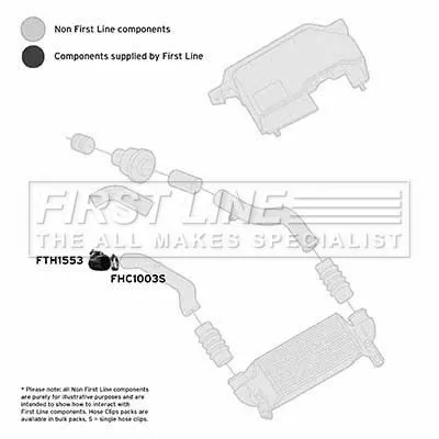FIRST LINE FIRST LINE FTH1553 Turbo Air Hose Fits Ford Tourneo Connect Transit Connect 