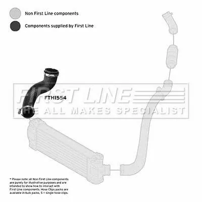 FIRST LINE FIRST LINE FTH1554 Turbo Air Hose Fits Ford Transit Transit Tourneo 