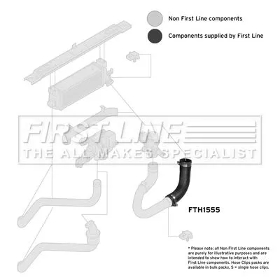 FIRST LINE FIRST LINE FTH1555 Turbo Air Hose Fits Ford Transit Transit Tourneo 
