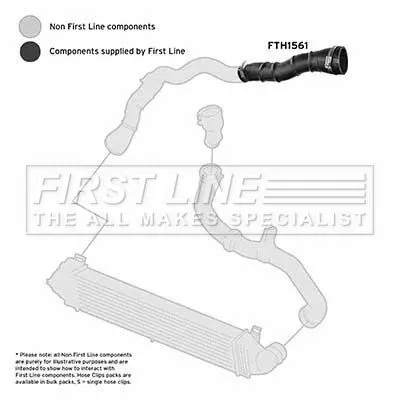 FIRST LINE FIRST LINE FTH1561 Turbo Air Hose Fits Ford Mondeo 