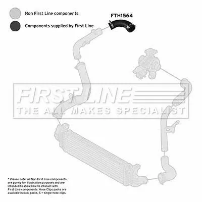 FIRST LINE FIRST LINE FTH1564 Turbo Air Hose Fits Ford C-max Focus Focus C-max 