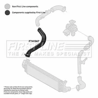 FIRST LINE FIRST LINE FTH1567 Turbo Air Hose Fits Ford C-max Focus Focus C-max 