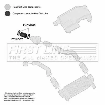 FIRST LINE FIRST LINE FTH1587 Turbo Air Hose Fits Ford Focus 