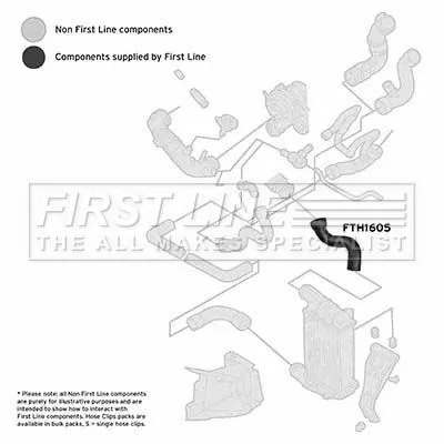 FIRST LINE FIRST LINE FTH1605 Turbo Air Hose Fits Audi A4 