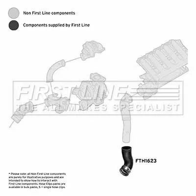 FIRST LINE FIRST LINE FTH1623 Turbo Air Hose Fits Bmw 3 Series 