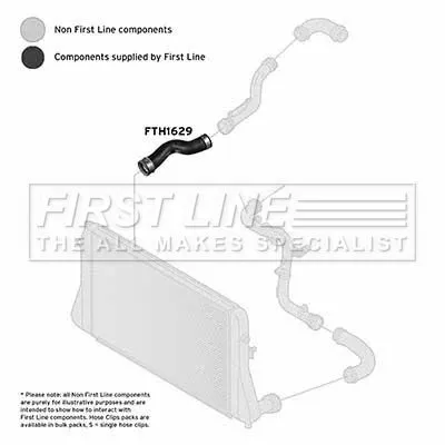 FIRST LINE FIRST LINE FTH1629 Turbo Air Hose Fits Vw Passat Passat Alltrack Passat Cc 