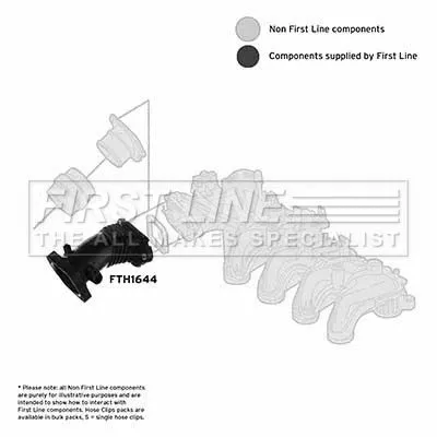 FIRST LINE FIRST LINE FTH1644 Intake Hose Air Filter Fits Ford Mazda 3 C-max Focus Focus C-max 