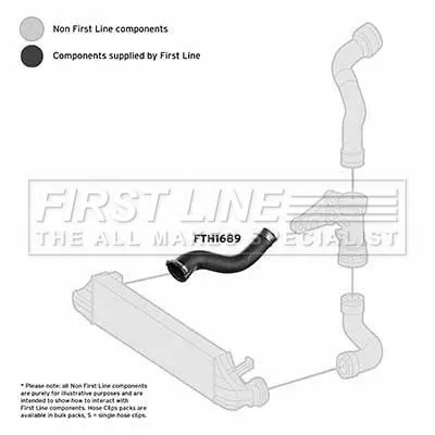 FIRST LINE FIRST LINE FTH1689 Turbo Air Hose Fits Mercedes C-class 