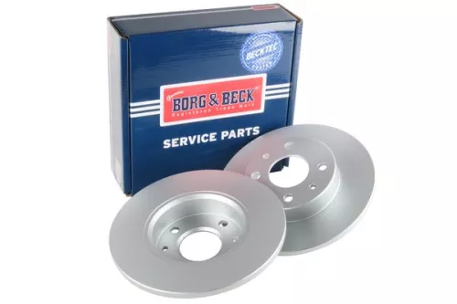 Borg and Beck Borg and Beck BBD4001 2x Front Rear Solid Brake Discs For Abarth Alfa Romeo Fiat Ford Lancia Yugo Zast 