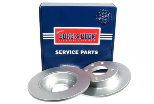 2x Front Solid Brake Discs Fits Ford Escort Fiesta Orion 240mm