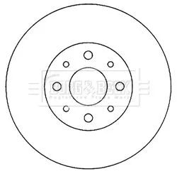 2x Front Vented Brake Discs For Alfa Romeo Fiat Lancia 145 146 155 Barchetta Bra