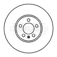 2x Front Vented Brake Discs For Audi Seat Skoda Vw A3 Bora Golf Leon New Beetle 