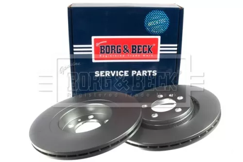Borg and Beck Borg and Beck BBD4069 2x Front Vented Brake Discs For Audi Seat Skoda Vw A3 Bora Golf Leon New Beetle  