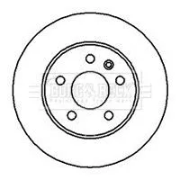 2x Front Vented Brake Discs Fits Mercedes V-class Vito 276mm